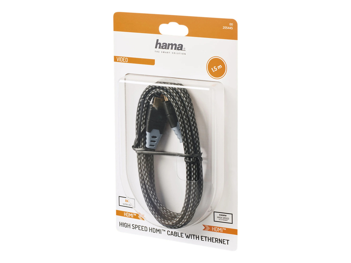 Hama HDMI-Kabel 8K High Speed in Schwarz, Länge: 1,5 m - Bild 3