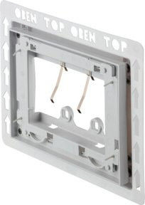 Duravit Einbaurahmen DuraSystem für Kunststoff, flächenbündig, weiß, Breite: 29 cm, Höhe: 21 cm - Bild 1