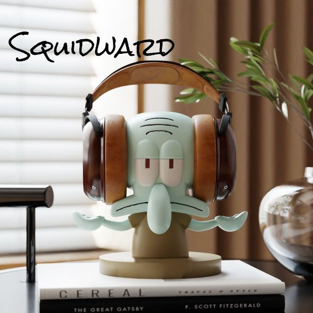 Potdemiel SpongeBob Squidward Kopfhörerständer in Multicolour als kreativer Schreibtisch-Organizer für dein Gaming-Headset - Bild 1