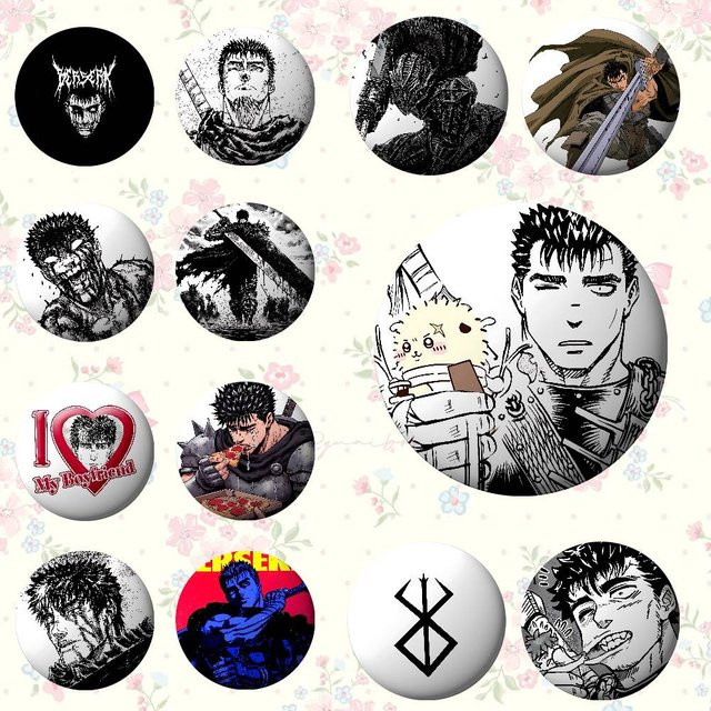 52TOYS Brosche Anime B-Berserk-S, Metall - Bild 1