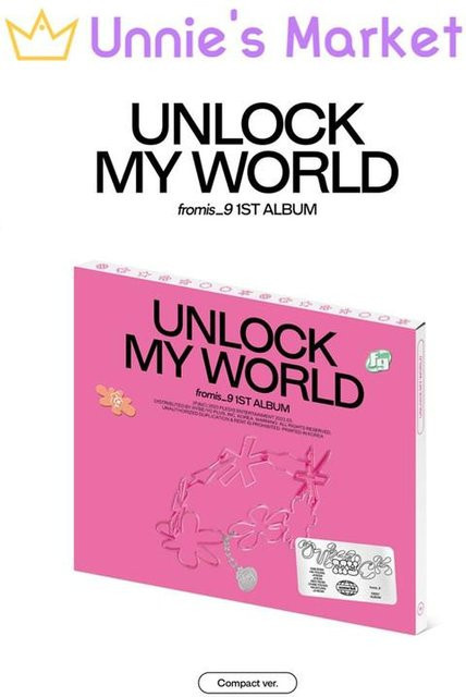 fromis_9 Unlock My World Compact Version Album Pink 3er Set - Bild 1