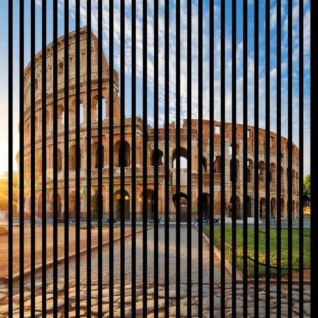 FN Acustico Akustikplatte Colosseum in Bunt aus PET und MDF mit modernem Design B/H/T: 113,3 x 19 x 119,5 cm - Bild 1