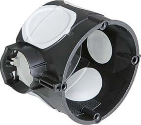 Kaiser Geräte-Verbindungsdose 1055-21 in Schwarz für den Einbau - Bild 1