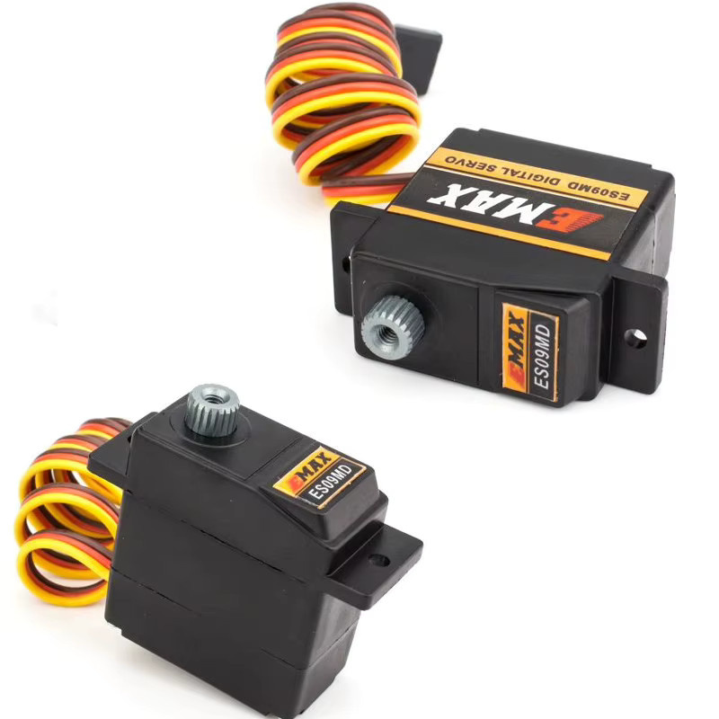 EMAX ES09MD Doppellager-Spezial-Swash-Metall-Digitalservo, Zubehör, Schwarz - Bild 3