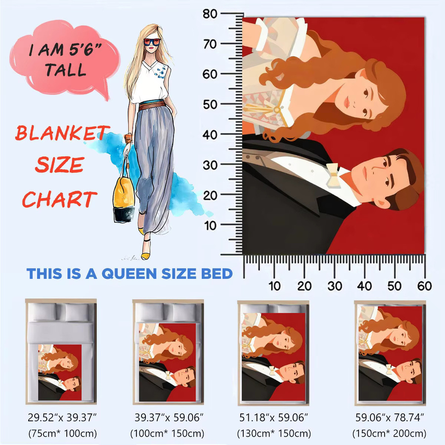 Personalisierte Fotodecke von SRH aus weichem Flanell-Plüsch in Multicolour für Bett und Couch - Bild 5
