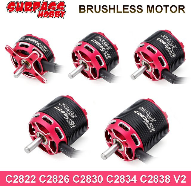 Surpass Hobby Brushless C2822 C2826 C2830 C2834 C2838 V2 Motor, Zubehör, Metall - Bild 1