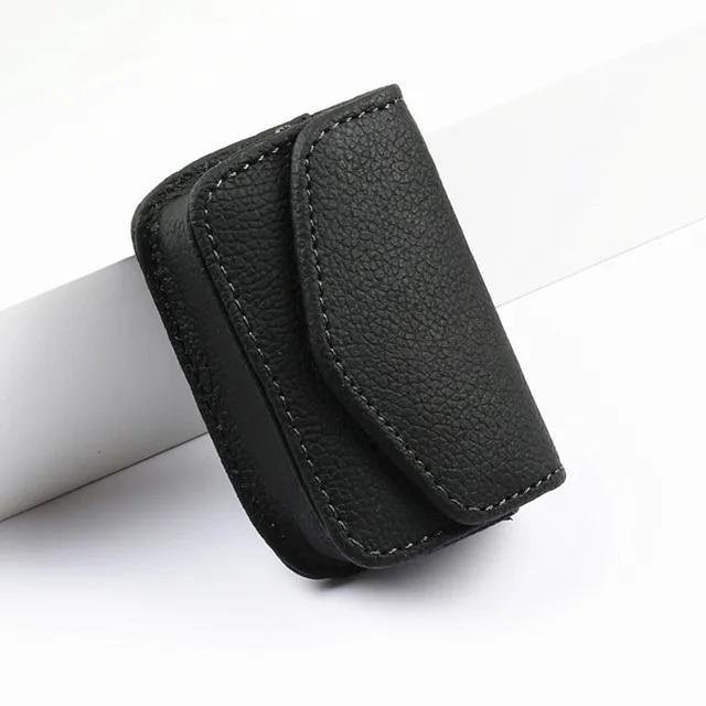 Wucifang Jewelry Brillenetui Leder, Schwarz - Bild 1