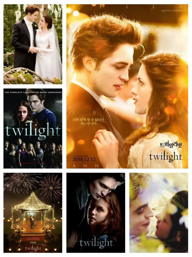 Potdemiel DIY Diamant-Stickerei Twilight Film Edward und Bella Wandbild, Mehrfarbig, B: 40 cm, H: 30 cm - Bild 2