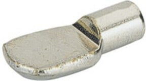 Hettich MB-Löffelbodenträger ohne Hülse 20782 mit Zapfen, Durchmesser 5 mm, Stahl verzinkt, Silber - Bild 1