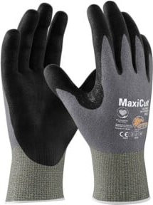 aTG Handschuh MaxiCut Ultra CUT D Gr. 8 in Grau und Schwarz mit Nitrilbeschichtung - Bild 1