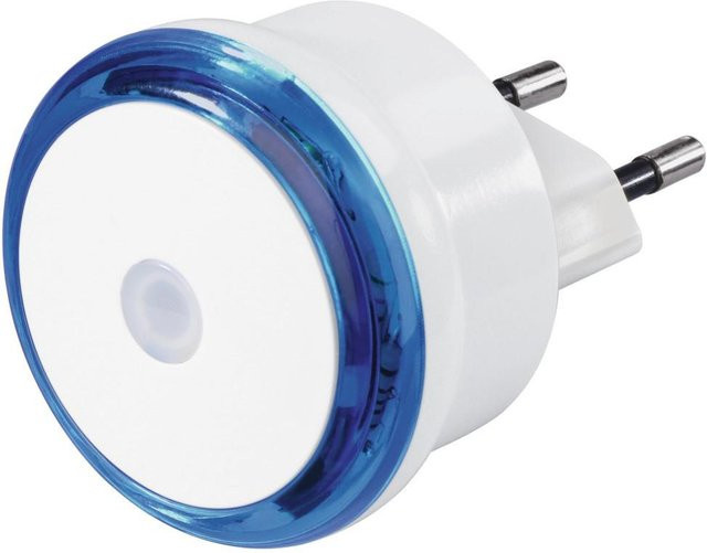 Hama LED-Nachtlicht Basic mit Stecker und Dämmerungssensor in Blau - Bild 1