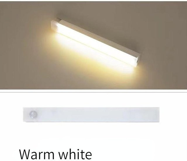 SHIJIN LED Lichtleiste mit Bewegungssensor, wiederaufladbar, warmweiß, Breite: 20 cm - Bild 1