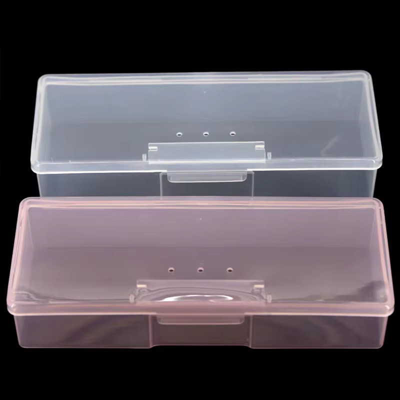 Qin.F. S Aufbewahrungsbox für Nagelzubehör, Weiß, Transparent - Bild 3