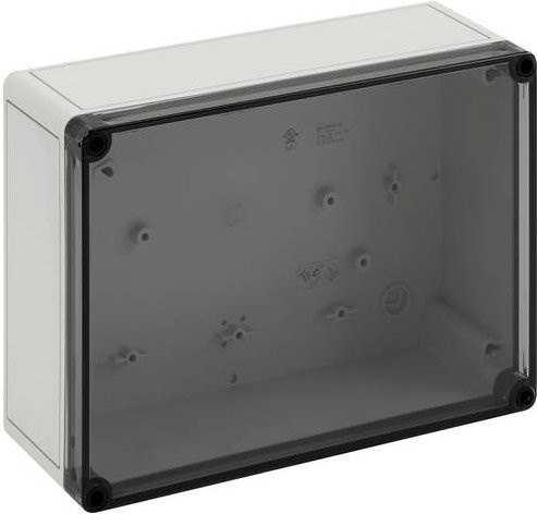 Spelsberg Installations-Gehäuse TK PS 2518-9-to aus Polycarbonat und Polystyrol in Lichtgrau RAL 7035, B/T/H: 25,4 x 18,0 x 9,0 cm - Bild 1