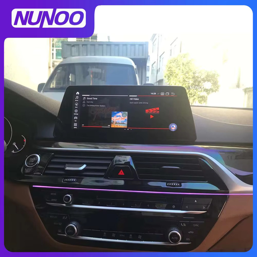 Nunoo Android 14 Multimedia Player mit CarPlay und GPS für BMW 5er G30 G31 G38 (2017-2022), Auto Radio mit WIFI in Schwarz - Bild 2