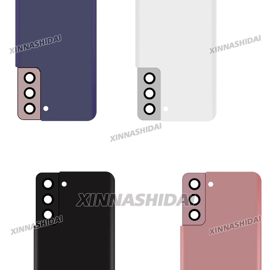 Samsung Galaxy S21 Glas-Rückseitenabdeckung Gehäuse in Purple - Bild 3