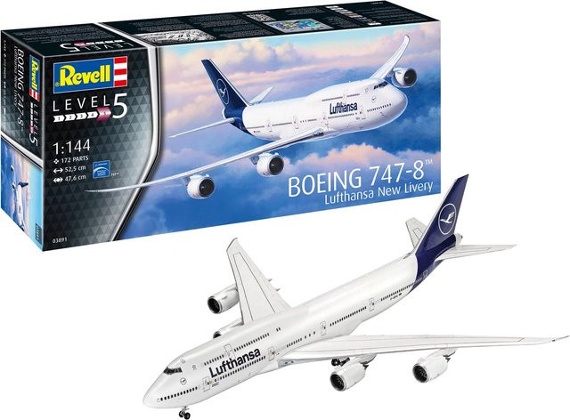 Revell Boeing 747-8 Lufthansa Flugzeug Bausatz 1:144 - Bild 2