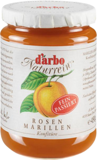 Darbo Rosenmarillen-Konfitüre naturrein fein passiert 450 g - Bild 1