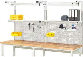 RAU System-Aufbau Komplettset 04 in Grau, Breite: 250 cm - Bild 1