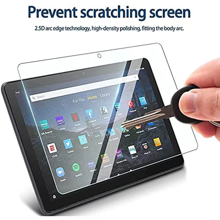 Amazon Tablet-Schutzfolie aus gehärtetem Glas für Fire HD 10 2021 / 2023 Release, Fire HD 10 Plus und Fire HD 10 Kids Pro, 10,1 Zoll, transparent - Bild 4