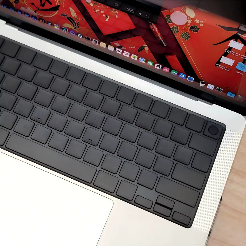 Apple MacBook Tastaturaufkleber für MacBook Air und MacBook Pro 13-16 Zoll, grau und transparent, US-Version - Bild 2