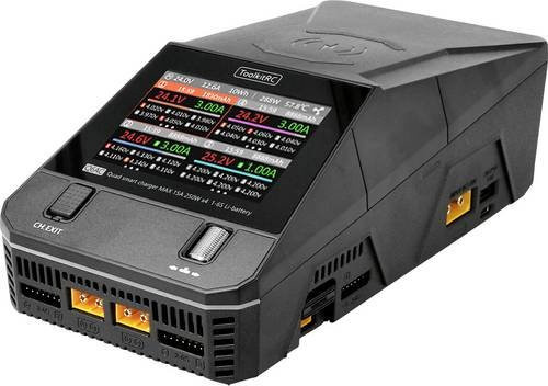 Toolkit RC Q6AC Modellbau-Ladegerät 15A in Schwarz für LiPo, LiFePO, LiIon, LiHV, NiCd, NiMH und Blei - Bild 1
