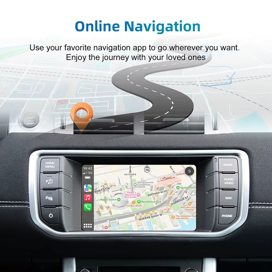 ANYFAR Drahtloses CarPlay und Android Auto Interface für Land Rover und Jaguar in Schwarz - Bild 6