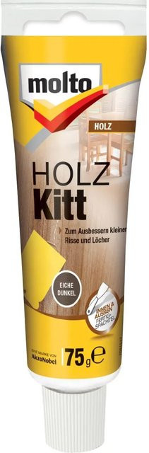 Molto Holz Kitt für Innen und Außen in Eiche Dunkel, 75 g - Bild 1