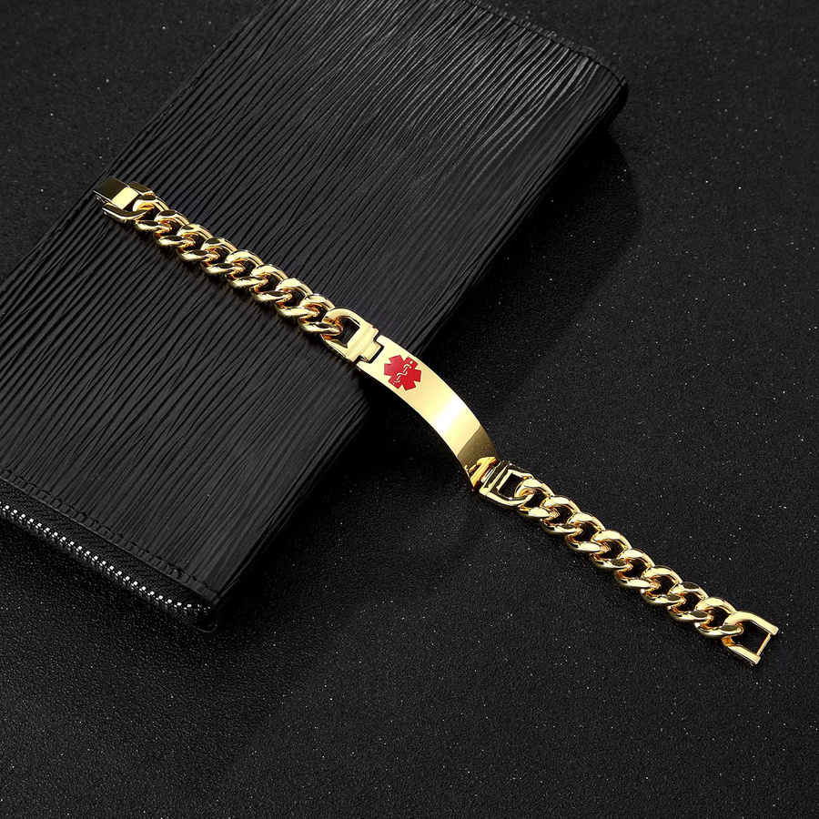 Armband Edelstahl, Gold, Unisex - Bild 2