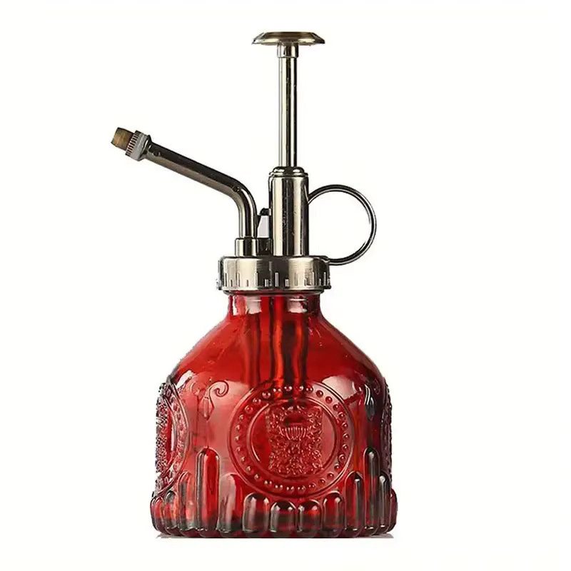 Glas-Sprühflasche für Zimmerpflanzen im Vintage-Design mit Bronze-Kunststoff-Pumpe - Bild 4