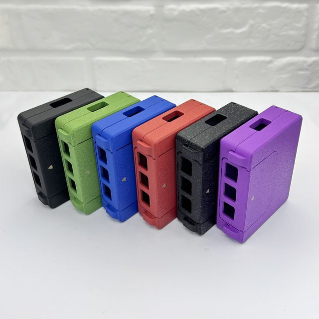 3D-gedrucktes Griffzubehör für GKD Pixel 2 in Blau und Multicolour als 3 in 1 Schutzhülle und Displayständer - Bild 1
