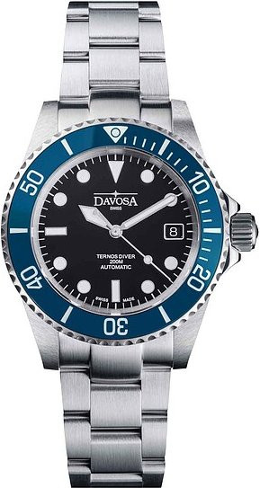 Davosa Armbanduhr Ternos Diver, Automatik, Edelstahl, 40 mm, Herren - Bild 1