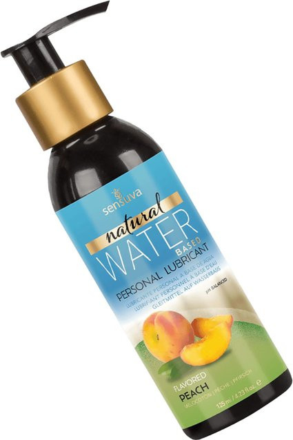 Sensuva Natural Water-Based Lubricant Peach, 125 ml, Unisex - Bild 1