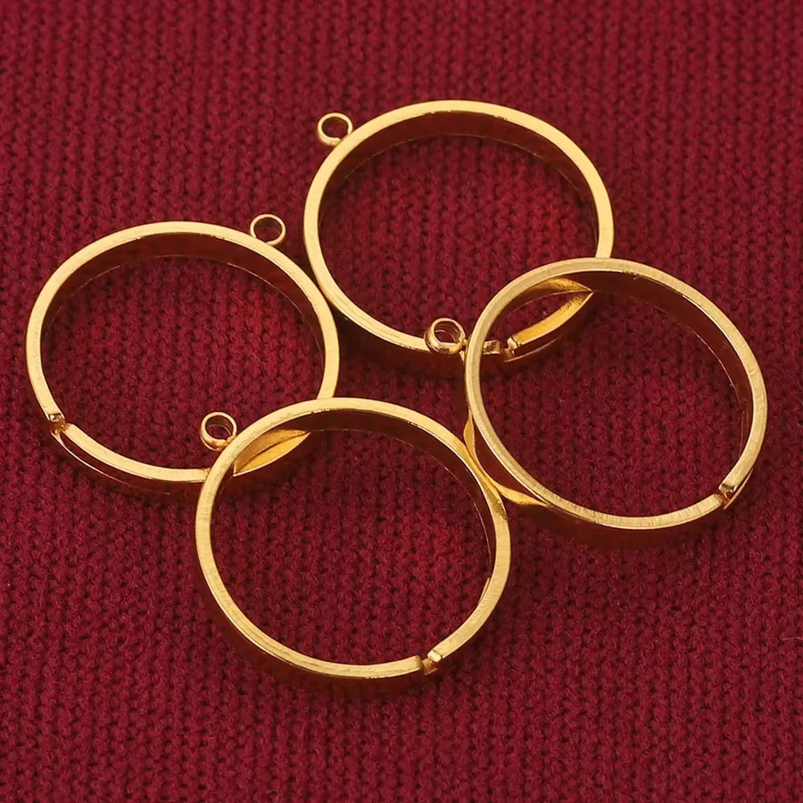Alisaya Ringe, Edelstahl, Gold, Unisex - Bild 2