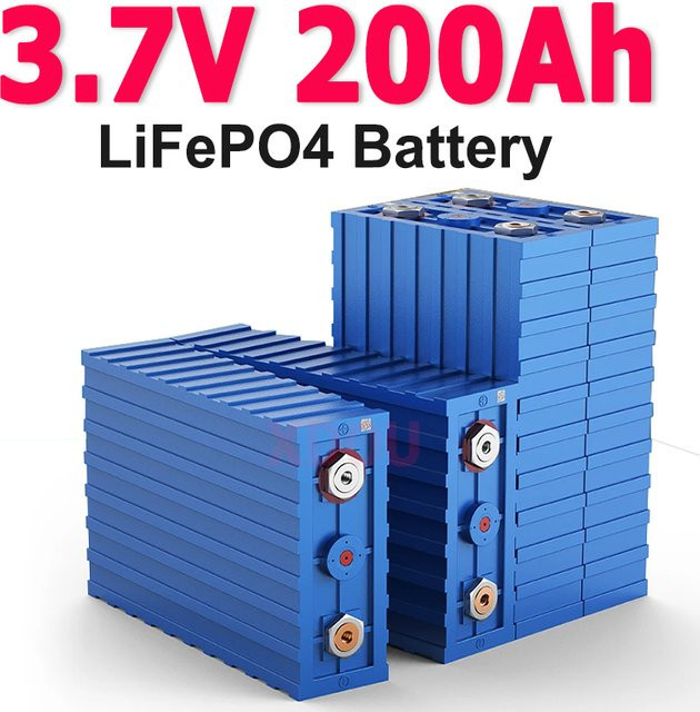 XDOU LiFePO4-Akku 200 Ah Güteklasse A in Blau für Camping, Solar und Heimwerker - Bild 1