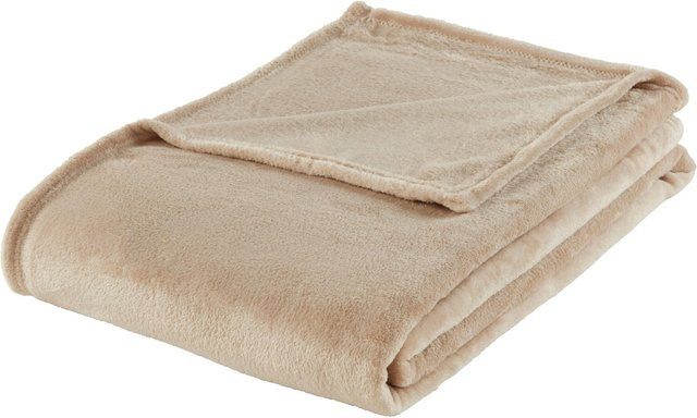 Modern Living Kuscheldecke Michael XXL aus Microfaser in Beige, B/B: 220 x 240 cm - Bild 1
