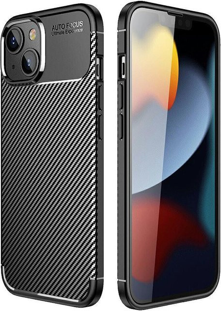 Apple iPhone 17 Hülle Carbon Enviro in Schwarz - Bild 1