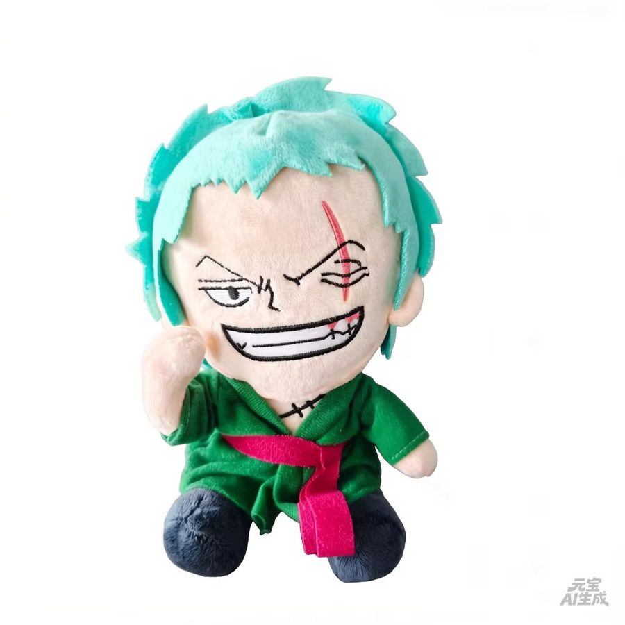 Bandai One Piece Zoro Luffy Plüschtiere, 25cm, Bunt / Mehrfarbig - Bild 2