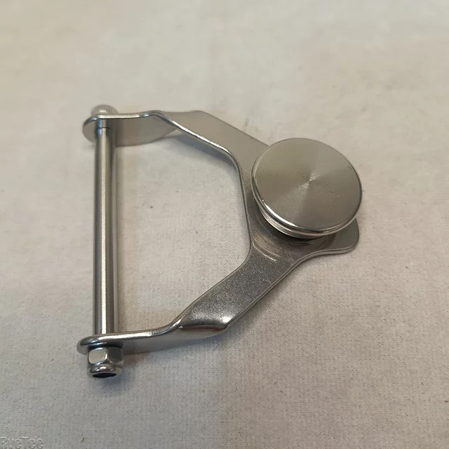 Edelstahl Drehhaken in Silber für Makita Quick Release Clip als Zubehör zur Modifikation von Werkzeuggürteltaschen - Bild 1