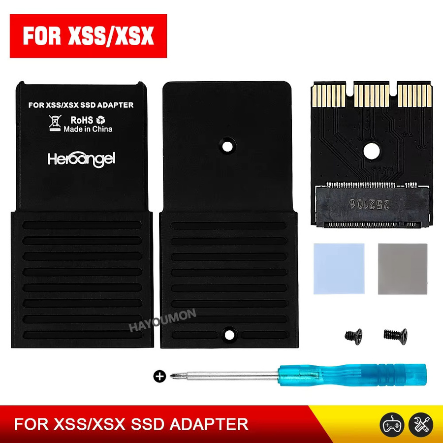 Pogopirate M.2 NVMe 2230 SSD Adapter für Xbox Series X/S Erweiterungskarte in Schwarz - Bild 2