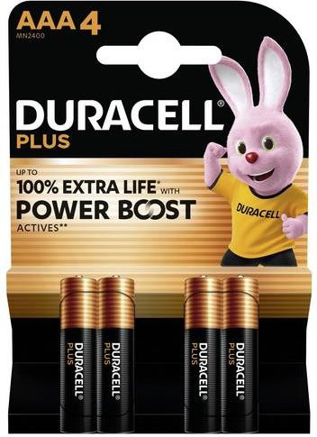 Duracell Plus Alkaline AAA Batterien 1,5V 4er Pack - Bild 1