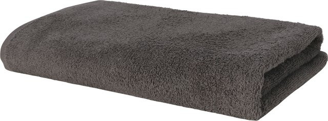 LIVARNO Duschtuch aus Baumwolle, 400 g/m², B/H: 70 x 140 cm, Grau - Bild 1