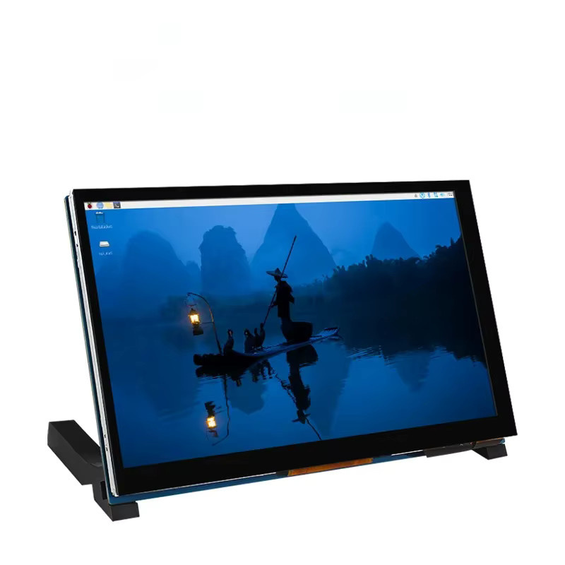 SHCHV 7 Zoll DSI IPS Kapazitiver Touchscreen LCD-Monitor mit Halterung für Raspberry Pi 5 4B 3B+ 3B, Auflösung 800 x 480 Pixel - Bild 4
