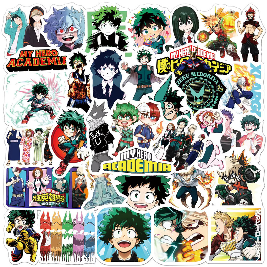 Bandai My Hero Academia Graffiti-Aufkleber, 50-teiliges Set - Bild 4