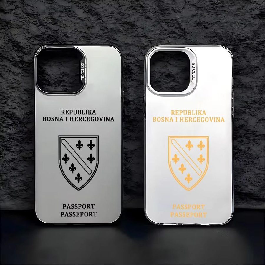 Handyhülle mit Bosnien und Herzegowina Reisepass Design für iPhone 16 15 14 13 12 11 Pro Max Plus Mini X XS XR SE von mart21 - Bild 2