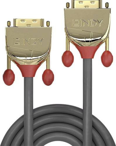 Lindy Gold DVI-Kabel Dual Link DVI-D auf DVI-D, 7,5 m, Grau - Bild 2