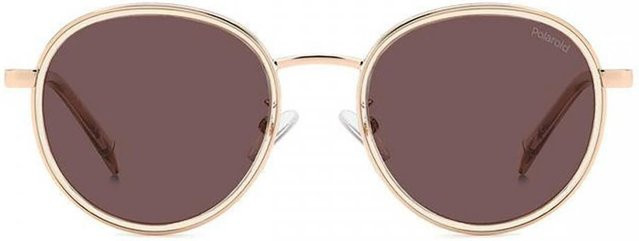 Polaroid PLD 4173 Sonnenbrille, Unisex, Vollrand, Round, Metall, Gold, Beige, polarisiert - Bild 1