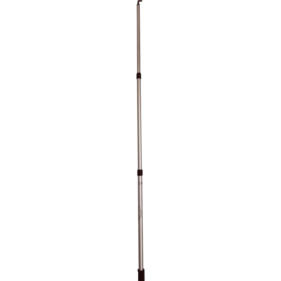 Peddy Shield Teleskop-Schiebestock für Sonnensegel aus Aluminium, Silbergrau, Höhe: 140 cm - Bild 2