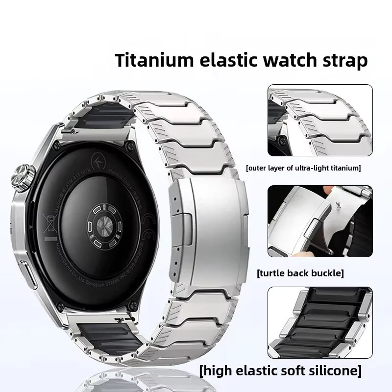Huawei Uhrenarmband Titan, Kautschuk, Unisex - Bild 3