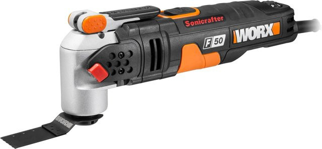 Worx Multifunktionswerkzeug WX681 in Rot, Schwarz und Orange - Bild 1